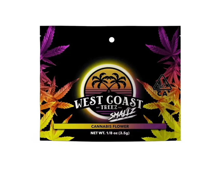 Strawberry Lemonade 3.5g Smallz premium Sativa cannabis flower with sweet strawberry and citrus flavors